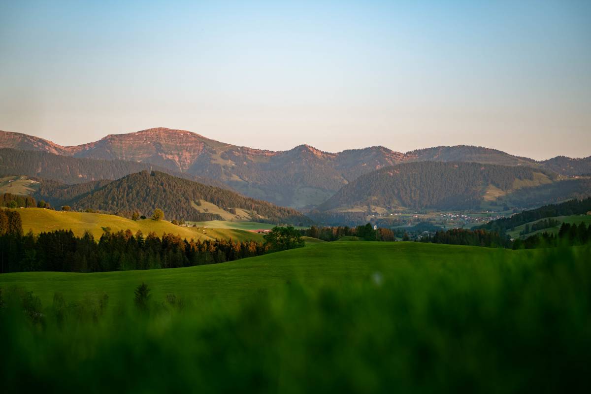 Nagelfluhkette im Allgäu