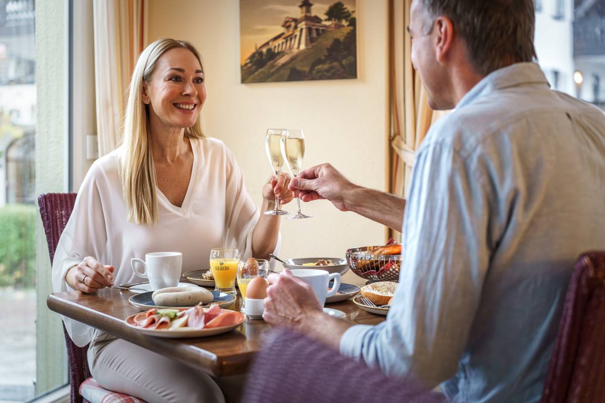 Frühstücken im Cafe Restaurant Oberstaufen