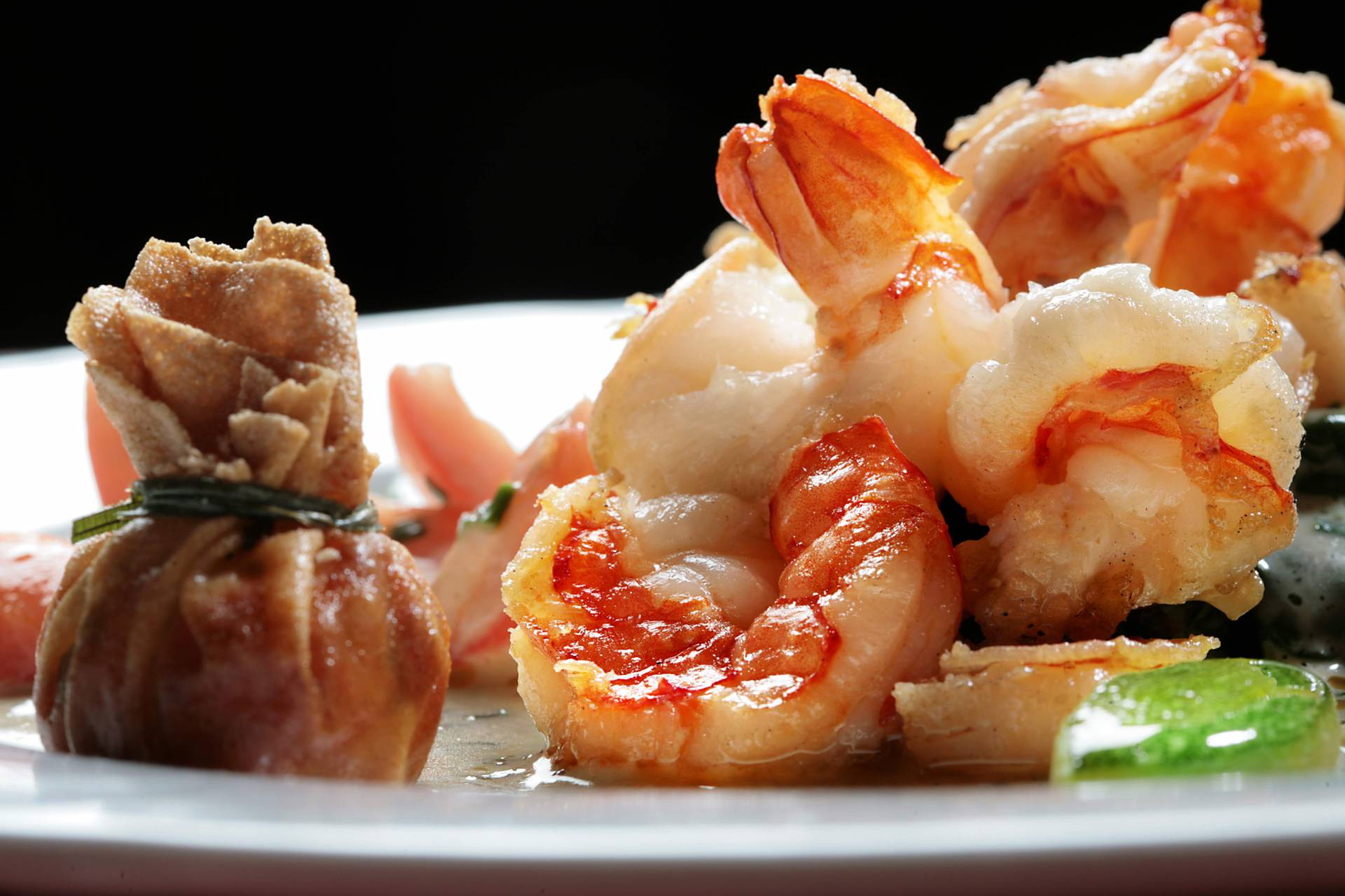 Shrimps, Wantan in Öl