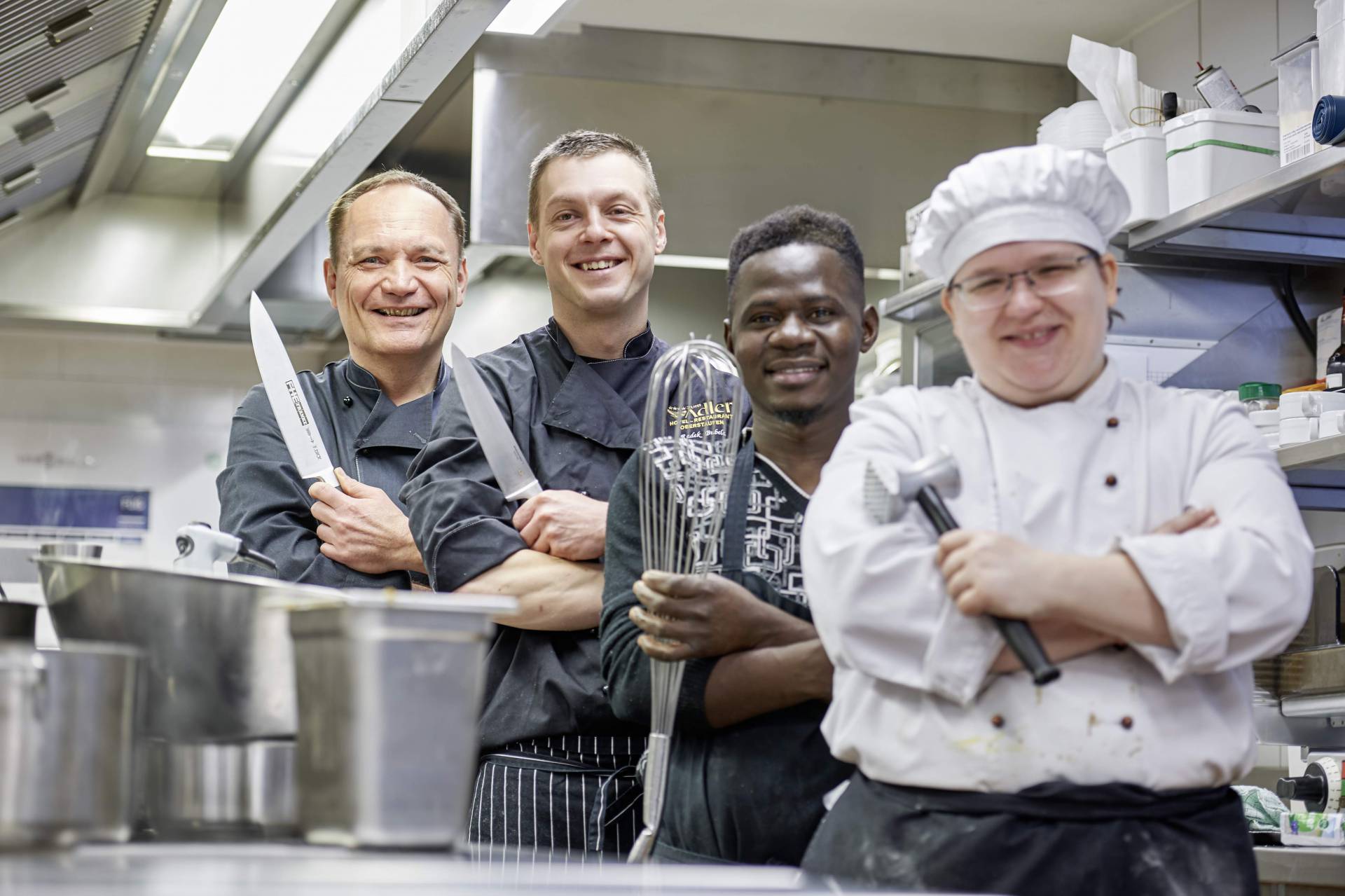 Das Küchenteam im Hotel Adler Oberstaufen