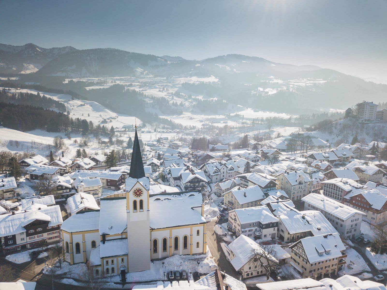Oberstaufen von Oben