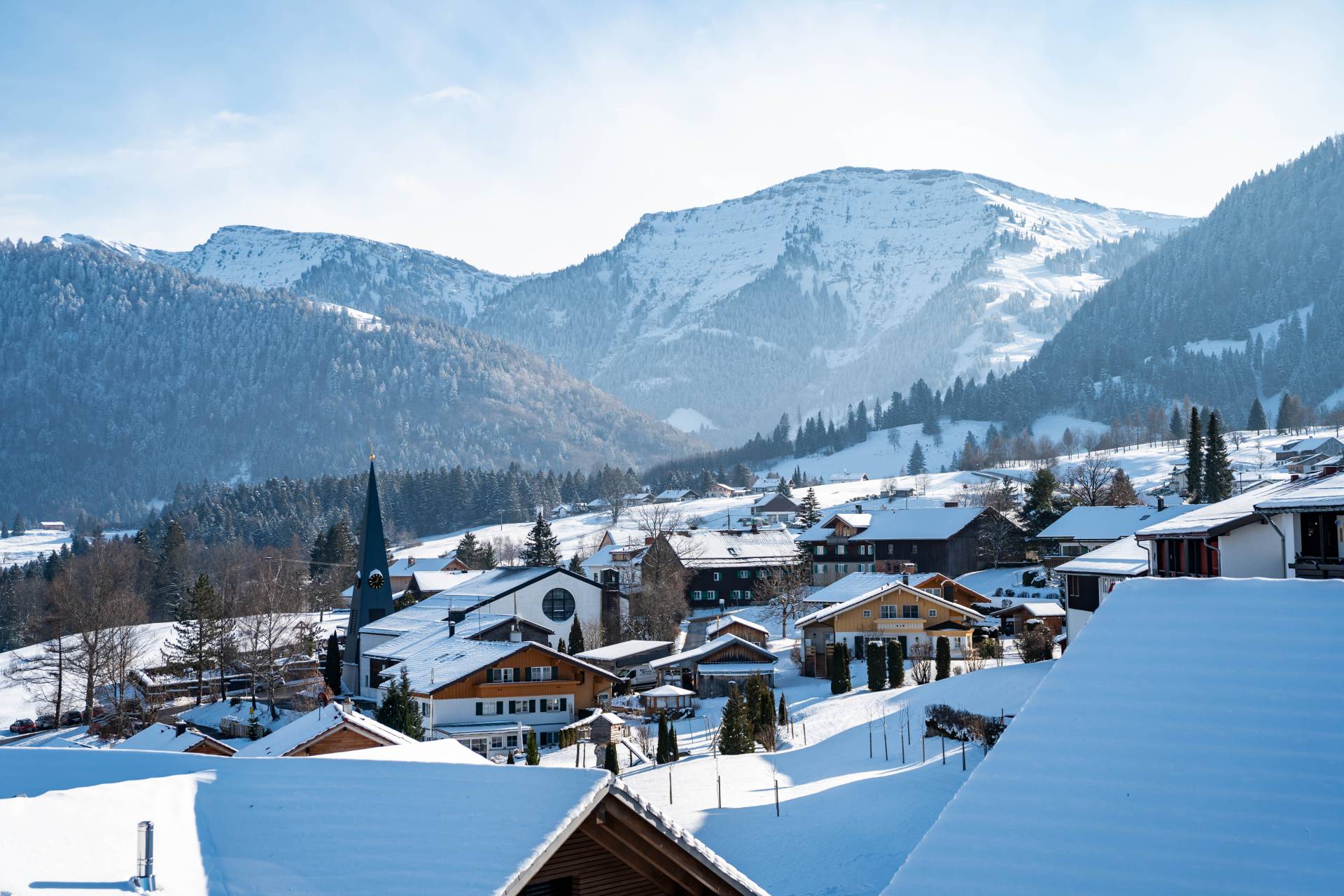 Oberstufen in Bayern im Winter