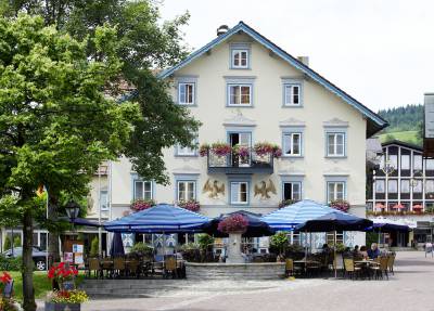 Außenansicht Hotel Adler in Oberstaufen